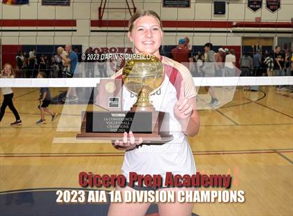 Thumbnail 2 in St. David vs Cicero Prep Academy (AIA 1A Final - Awards) photogallery.