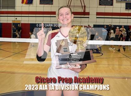 Thumbnail 1 in St. David vs Cicero Prep Academy (AIA 1A Final - Awards) photogallery.