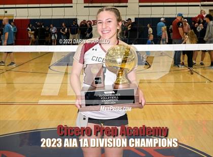 Thumbnail 3 in St. David vs Cicero Prep Academy (AIA 1A Final - Awards) photogallery.
