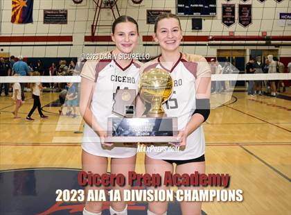 Thumbnail 3 in St. David vs Cicero Prep Academy (AIA 1A Final - Awards) photogallery.