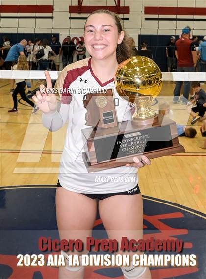 Thumbnail 3 in St. David vs Cicero Prep Academy (AIA 1A Final - Awards) photogallery.
