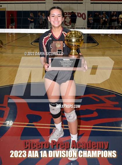 Thumbnail 2 in St. David vs Cicero Prep Academy (AIA 1A Final - Awards) photogallery.