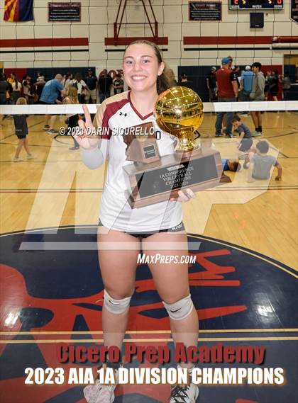 Thumbnail 1 in St. David vs Cicero Prep Academy (AIA 1A Final - Awards) photogallery.