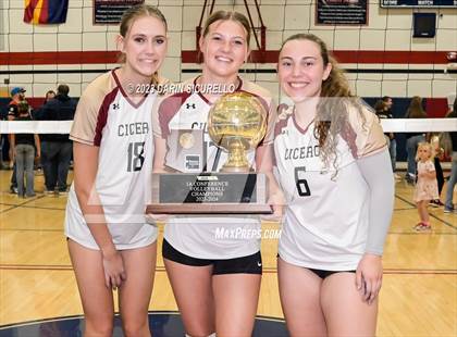Thumbnail 1 in St. David vs Cicero Prep Academy (AIA 1A Final - Awards) photogallery.
