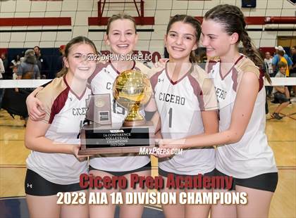 Thumbnail 1 in St. David vs Cicero Prep Academy (AIA 1A Final - Awards) photogallery.