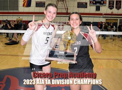 Thumbnail 2 in St. David vs Cicero Prep Academy (AIA 1A Final - Awards) photogallery.