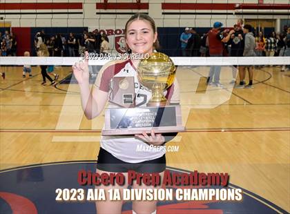 Thumbnail 3 in St. David vs Cicero Prep Academy (AIA 1A Final - Awards) photogallery.