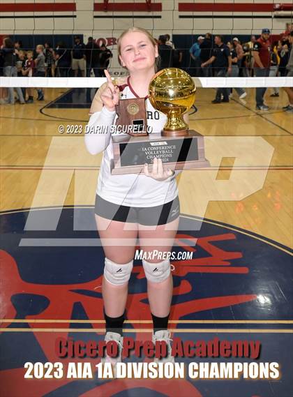 Thumbnail 2 in St. David vs Cicero Prep Academy (AIA 1A Final - Awards) photogallery.