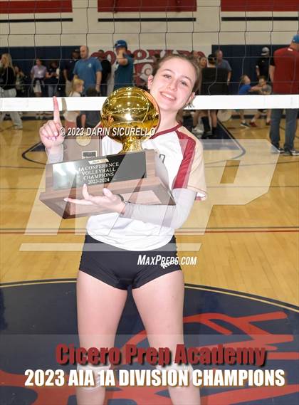 Thumbnail 2 in St. David vs Cicero Prep Academy (AIA 1A Final - Awards) photogallery.