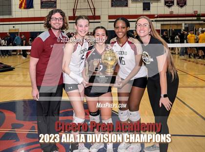 Thumbnail 1 in St. David vs Cicero Prep Academy (AIA 1A Final - Awards) photogallery.