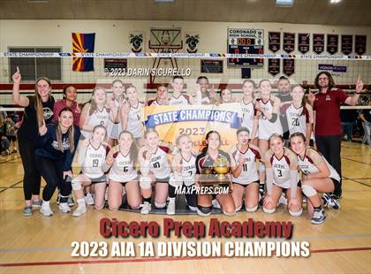 Thumbnail 2 in St. David vs Cicero Prep Academy (AIA 1A Final - Awards) photogallery.
