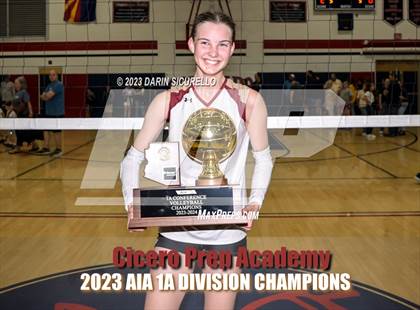 Thumbnail 2 in St. David vs Cicero Prep Academy (AIA 1A Final - Awards) photogallery.