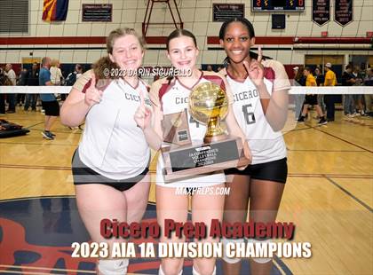 Thumbnail 2 in St. David vs Cicero Prep Academy (AIA 1A Final - Awards) photogallery.
