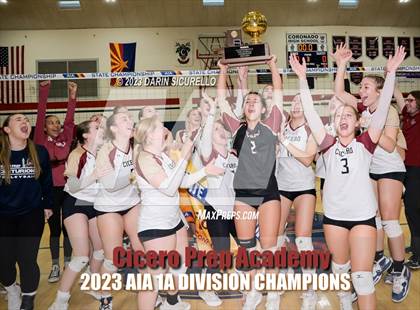 Thumbnail 1 in St. David vs Cicero Prep Academy (AIA 1A Final - Awards) photogallery.