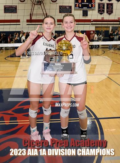 Thumbnail 2 in St. David vs Cicero Prep Academy (AIA 1A Final - Awards) photogallery.