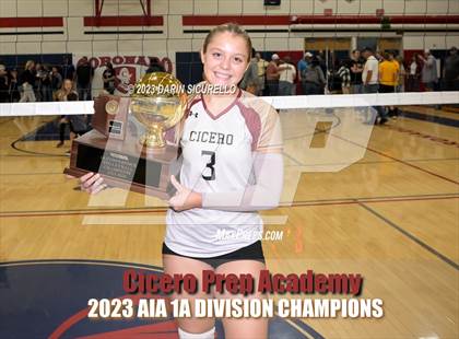 Thumbnail 1 in St. David vs Cicero Prep Academy (AIA 1A Final - Awards) photogallery.