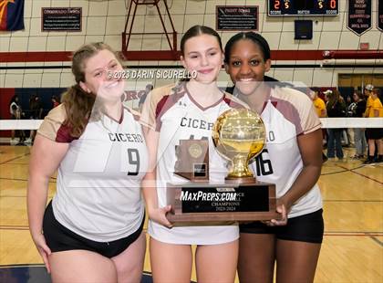 Thumbnail 3 in St. David vs Cicero Prep Academy (AIA 1A Final - Awards) photogallery.