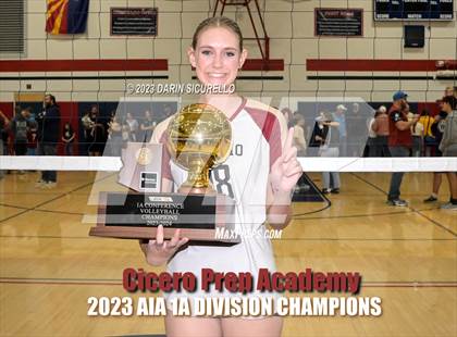 Thumbnail 2 in St. David vs Cicero Prep Academy (AIA 1A Final - Awards) photogallery.