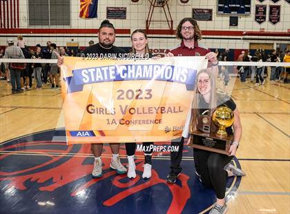 Thumbnail 2 in St. David vs Cicero Prep Academy (AIA 1A Final - Awards) photogallery.