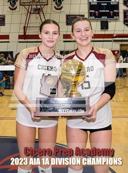 Thumbnail 1 in St. David vs Cicero Prep Academy (AIA 1A Final - Awards) photogallery.