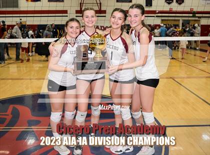 Thumbnail 2 in St. David vs Cicero Prep Academy (AIA 1A Final - Awards) photogallery.