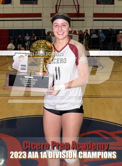 Thumbnail 2 in St. David vs Cicero Prep Academy (AIA 1A Final - Awards) photogallery.