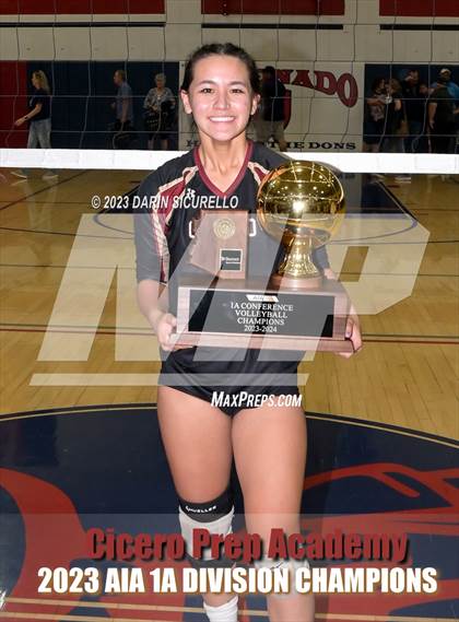 Thumbnail 1 in St. David vs Cicero Prep Academy (AIA 1A Final - Awards) photogallery.