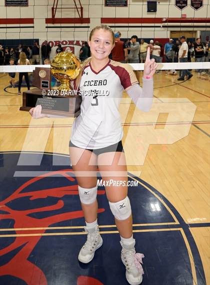 Thumbnail 2 in St. David vs Cicero Prep Academy (AIA 1A Final - Awards) photogallery.