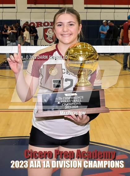 Thumbnail 2 in St. David vs Cicero Prep Academy (AIA 1A Final - Awards) photogallery.