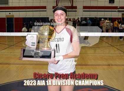 Thumbnail 3 in St. David vs Cicero Prep Academy (AIA 1A Final - Awards) photogallery.