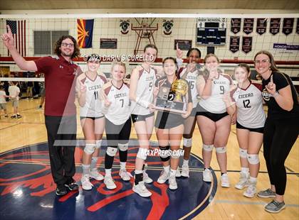 Thumbnail 2 in St. David vs Cicero Prep Academy (AIA 1A Final - Awards) photogallery.