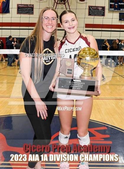 Thumbnail 1 in St. David vs Cicero Prep Academy (AIA 1A Final - Awards) photogallery.