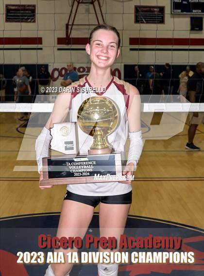 Thumbnail 3 in St. David vs Cicero Prep Academy (AIA 1A Final - Awards) photogallery.