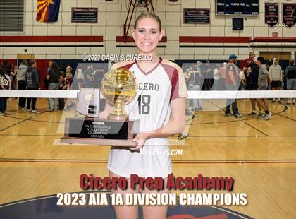 Thumbnail 1 in St. David vs Cicero Prep Academy (AIA 1A Final - Awards) photogallery.