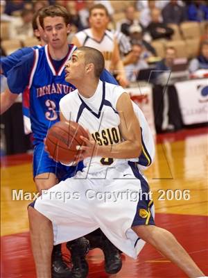 Thumbnail 3 in Immanuel vs Mission Prep (CS D5 Final) photogallery.