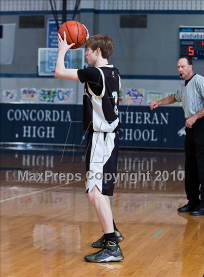 Thumbnail 2 in Lutheran South vs. Northland Christian (TAPPS District 4-4A Tournament) photogallery.