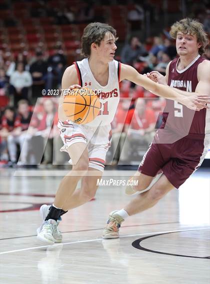 Thumbnail 3 in Morgan vs. Grantsville (UHSAA 3A Quarterfinal) photogallery.
