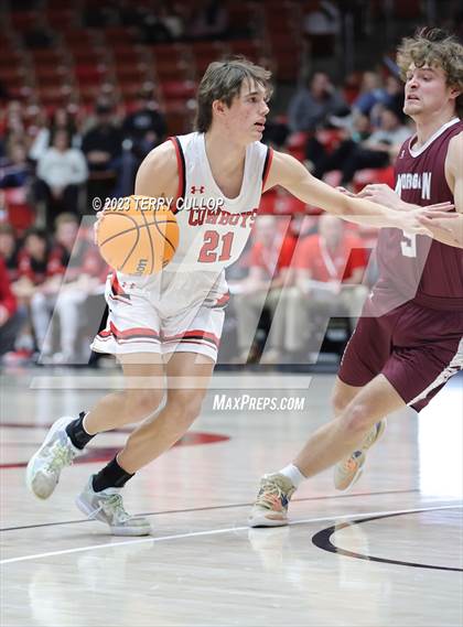Thumbnail 2 in Morgan vs. Grantsville (UHSAA 3A Quarterfinal) photogallery.