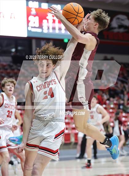 Thumbnail 3 in Morgan vs. Grantsville (UHSAA 3A Quarterfinal) photogallery.