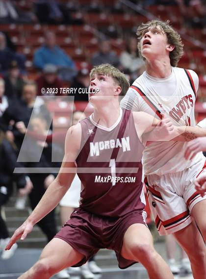 Thumbnail 3 in Morgan vs. Grantsville (UHSAA 3A Quarterfinal) photogallery.