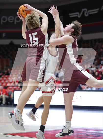 Thumbnail 2 in Morgan vs. Grantsville (UHSAA 3A Quarterfinal) photogallery.