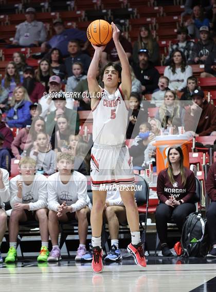 Thumbnail 2 in Morgan vs. Grantsville (UHSAA 3A Quarterfinal) photogallery.