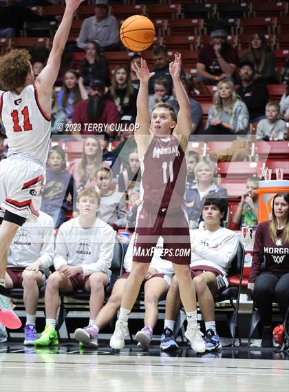 Thumbnail 3 in Morgan vs. Grantsville (UHSAA 3A Quarterfinal) photogallery.
