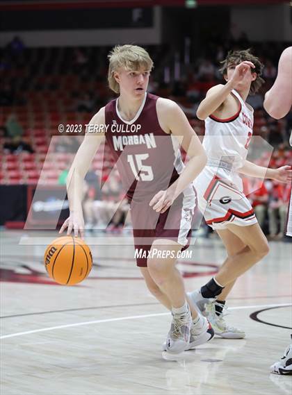 Thumbnail 2 in Morgan vs. Grantsville (UHSAA 3A Quarterfinal) photogallery.