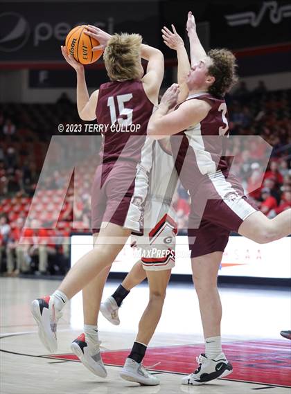 Thumbnail 3 in Morgan vs. Grantsville (UHSAA 3A Quarterfinal) photogallery.