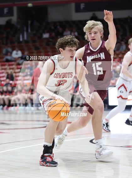 Thumbnail 1 in Morgan vs. Grantsville (UHSAA 3A Quarterfinal) photogallery.