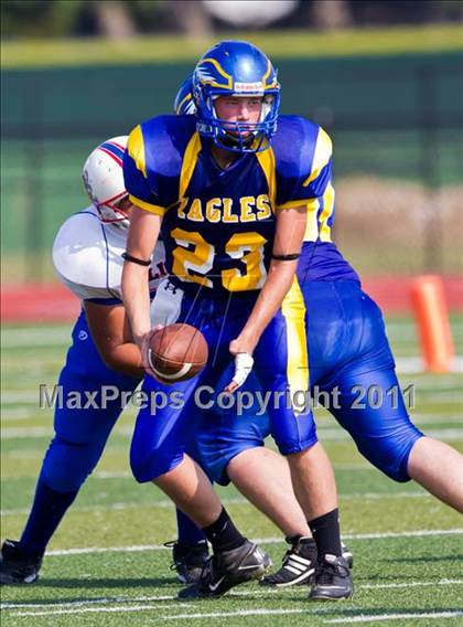 Thumbnail 1 in Sunnybrook Christian vs. Brazosport Christian (Living Stones Kick Off Classic) photogallery.