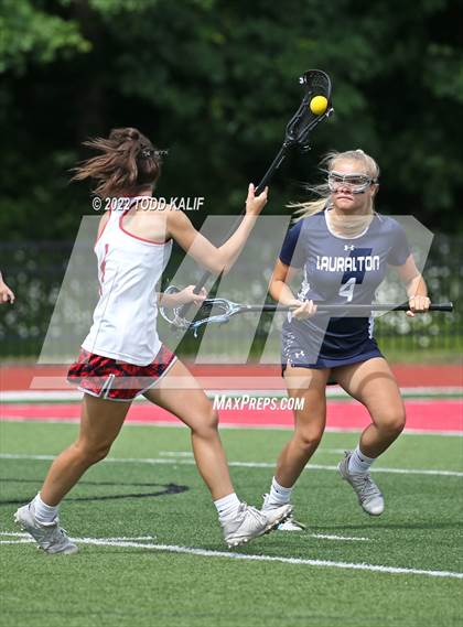 Thumbnail 2 in Lauralton Hall vs. New Fairfield (CIAC Class S Final) photogallery.