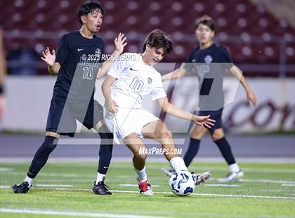Thumbnail 2 in Grand Oaks vs Mesquite Horn (UIL 6A D2 Soccer Regional Semifinal) photogallery.