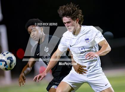 Thumbnail 2 in Grand Oaks vs Mesquite Horn (UIL 6A D2 Soccer Regional Semifinal) photogallery.